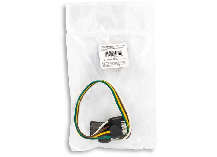 Camco Trailer Connector Complete Car and Trailer Ends 12 Inch Wire