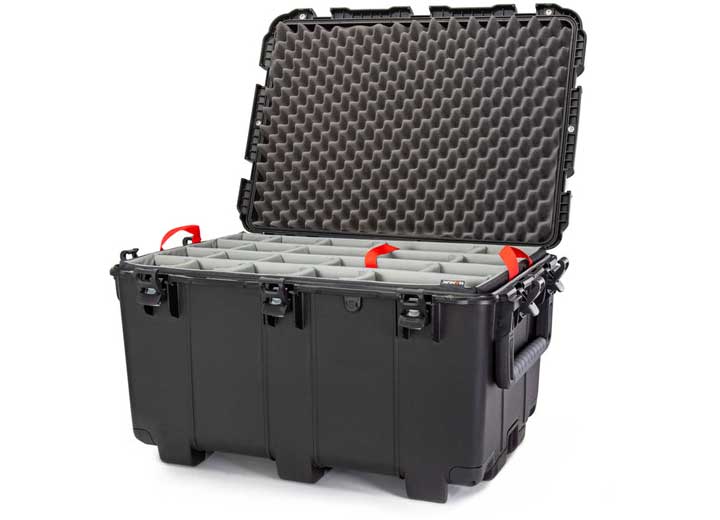 Nanuk 975 Hard Case W/Padded Divider Black Interior 30 x 21 x 18 Inch