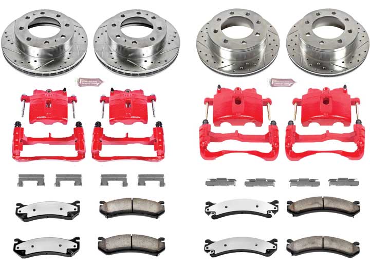 Powerstop Z36 1-Click Front and Rear Brake Kit With Caliper