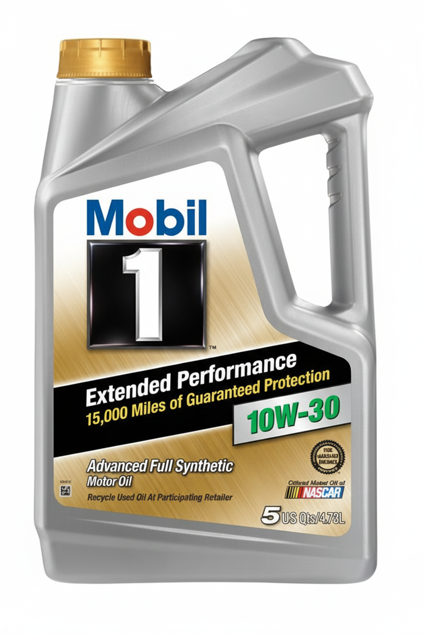 Mobil 1 Extended Performance Full Synthetic Motor Oil 10W-30 5 Quart Jug