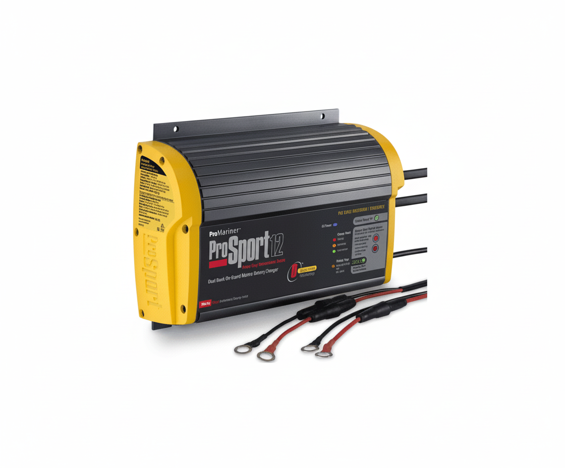 Pro Mariner ProTournament Elite Gen 3 240 Dual 24 Amp 2 Bank Waterproof Marine Battery Charger